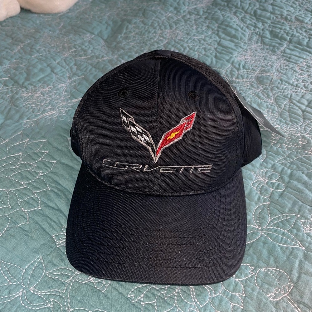 Corvette Black Baseball Cap
